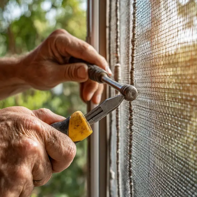 Easy DIY Hacks for Fixing Screen Door Mesh - Magnetic Screen Door Mesh | Laravel