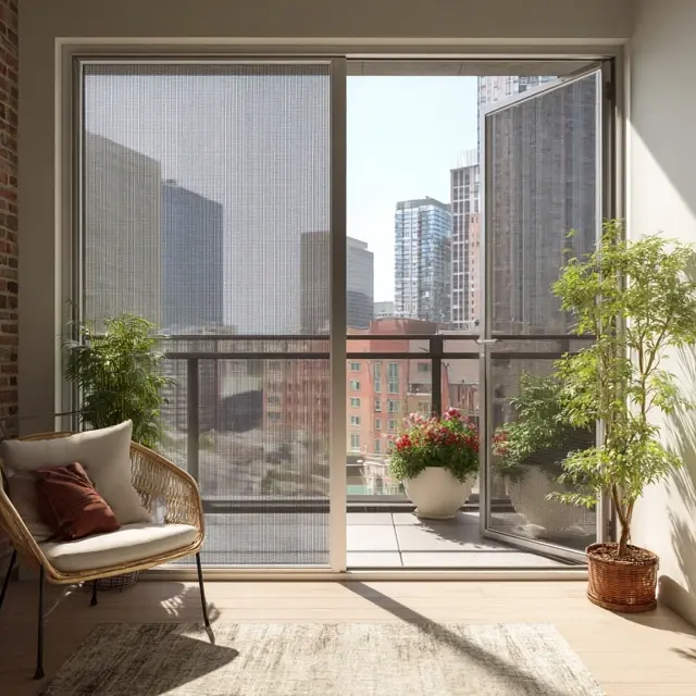 Best Screen Door Mesh for Small City Apartments - Magnetic Screen Door Mesh | Laravel