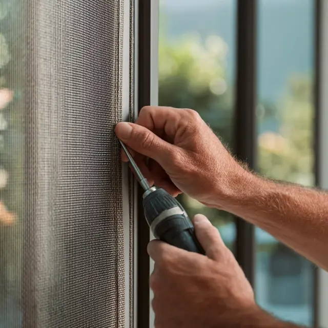 Installing Screen Door Mesh Without Tools - Magnetic Screen Door Mesh | Laravel