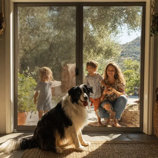 Screen Door Mesh That Stands Up to Rough Play - Heavy-Duty and Pet-Resistant Mesh | Laravel