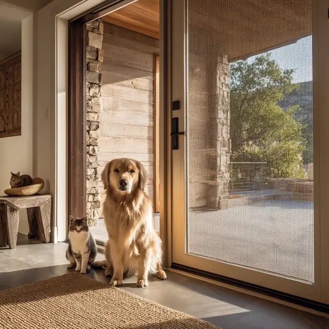 Pet-Proof Screen Door Mesh for Lasting Protection - Heavy-Duty and Pet-Resistant Mesh | Laravel