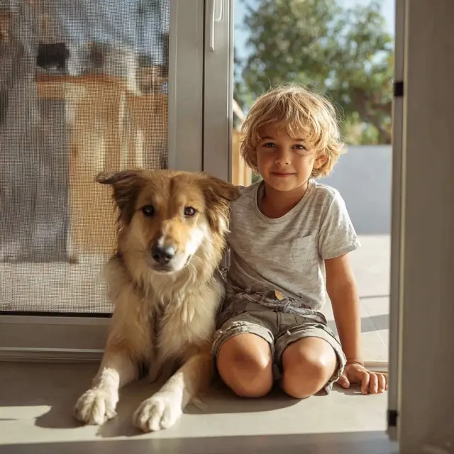 Screen Door Mesh That Withstands Kids and Pets - Heavy-Duty and Pet-Resistant Mesh | Laravel