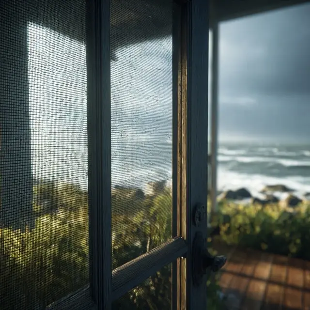 Weather-Proof Screen Door Mesh for Stormy Days - Heavy-Duty and Pet-Resistant Mesh | Laravel
