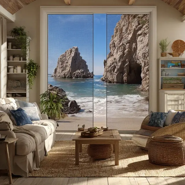 Heavy-Duty Screen Door Mesh for Vacation Homes - Heavy-Duty and Pet-Resistant Mesh | Laravel