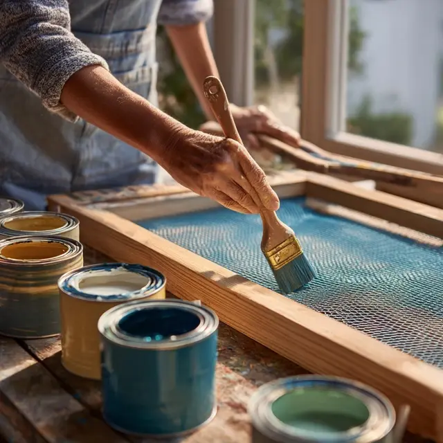 How to Paint Frames for DIY Screen Door Mesh - DIY Screen Door Mesh Kits | Laravel