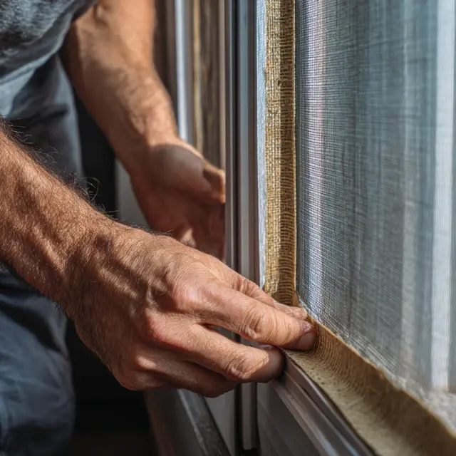 How to Seal DIY Screen Door Mesh for Drafts - DIY Screen Door Mesh Kits | Laravel