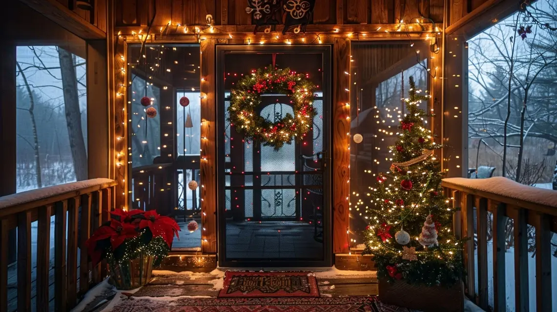 Holiday Decorating with Screen Door Mesh - Seasonal Screen Door Mesh Tips | Laravel