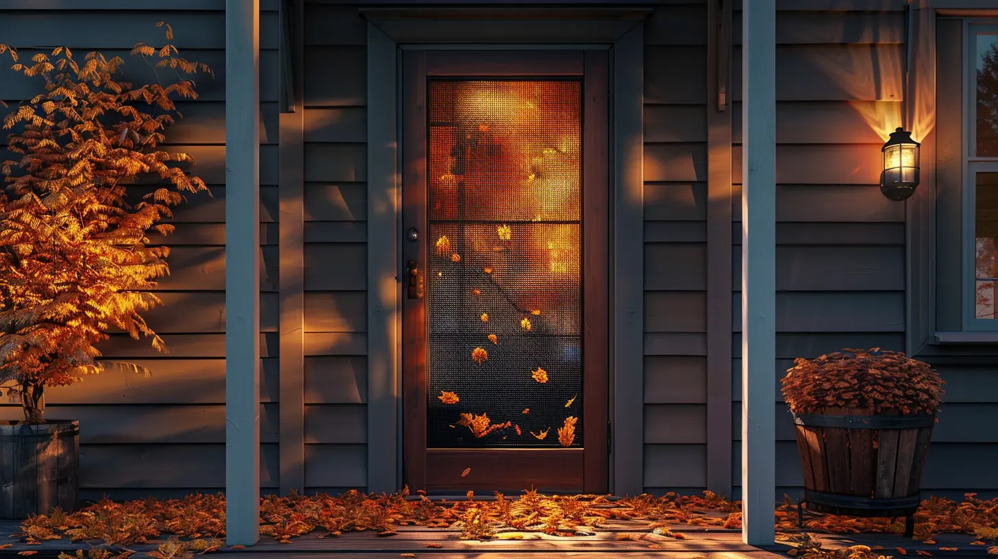 Prevent Fall Drafts with Screen Door Mesh Tricks - Seasonal Screen Door Mesh Tips | Laravel
